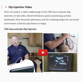 Chronic Pain: Ultrasound-Guided Injections (Online Only Didactic Modules)