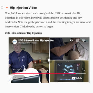 Chronic Pain: Ultrasound-Guided Injections (Online Only Didactic Modules)